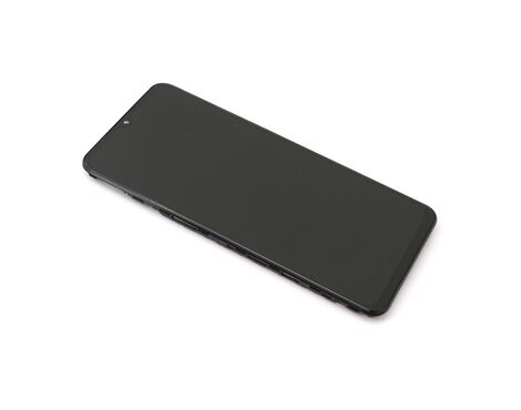 LCD displej (ekran) - Samsung A135 Galaxy A13 4G + Touch screen + frame full ORG black (crni) Rev 0.5 (GH82-29227A/29228A) (MS).