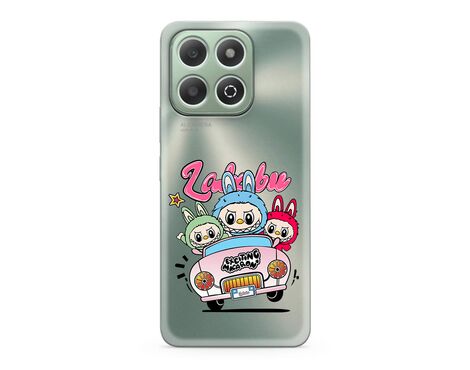 Silikonska futrola ultra tanka (skin) PRINT CLEAR - Huawei Honor X6b LBB004 (MS).