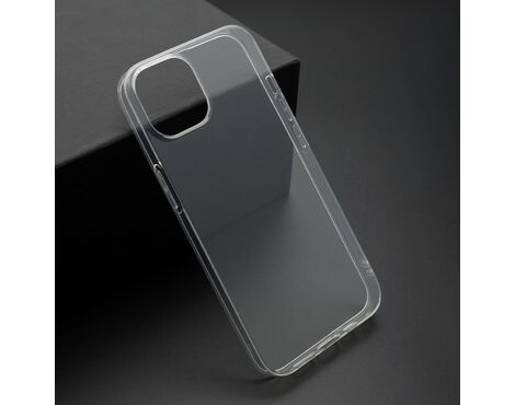 Silikonska futrola ultra tanka (skin) PROTECT - iPhone 14 (6.1) providna (bela) (MS).
