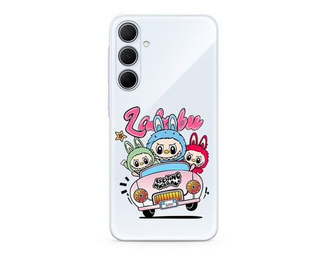 Silikonska futrola ultra tanka (skin) PRINT CLEAR - Samsung A556 Galaxy A55 5G LBB004 (MS).