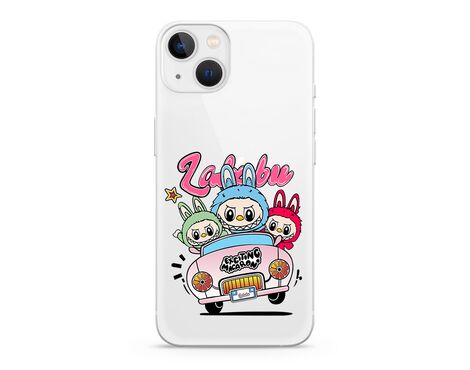 Silikonska futrola ultra tanka (skin) PRINT CLEAR - iPhone 15 LBB004 (MS).
