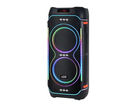 Zvucnik bluetooth NDR-1808 100W 2*8 inca sa mikrofonom crni (MS).