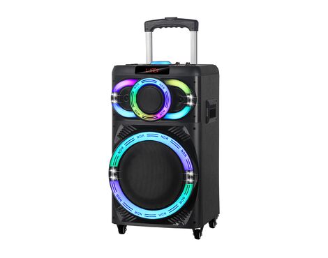 Zvucnik bluetooth NDR-1270 80W 12 inca sa dva mikrofona crni (MS).