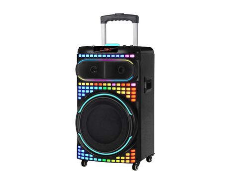 Zvucnik bluetooth NDR-1260 60W 12 inca sa dva mikrofona crni (MS).