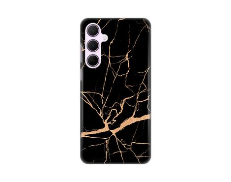 Silikonska futrola PRINT - Samsung A356 Galaxy A35 5G 5G All black (crni).