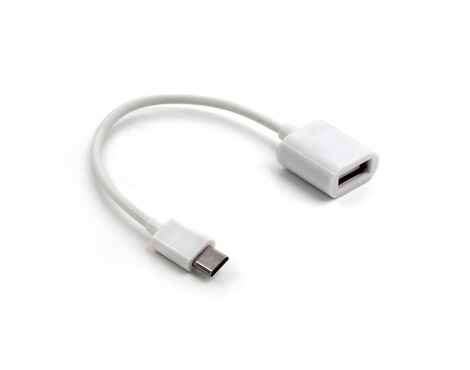 OTG kabl micro USB beli.