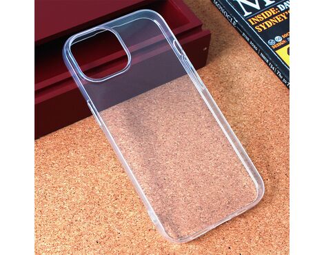 Silikonska futrola Ultra Thin - iPhone 15 Transparent.