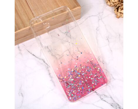 Silikonska futrola Glitter - Samsung A556 Galaxy A55 5G roze.