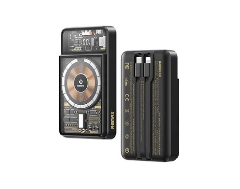 Univerzalna Back Up Baterija prenosiva baterija REMAX Phantom Series RPP-580 PD 20W+QC 22.5W 10000mAh crni.