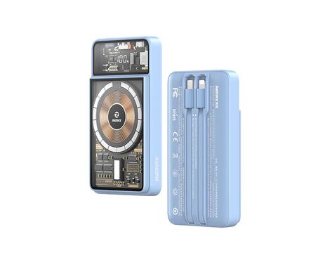 Univerzalna Back Up Baterija prenosiva baterija REMAX Phantom Series RPP-580 PD 20W+QC 22.5W 10000mAh plavi.