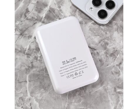 Univerzalna Back Up Baterija prenosiva baterija Oxpower PD12 10000mAh bela.