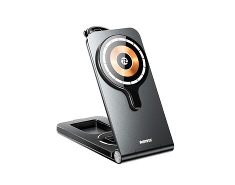 Wireless Drzac - mobilni telefon REMAX RP-W3 20.5W Fast Charging 3u1 crni.