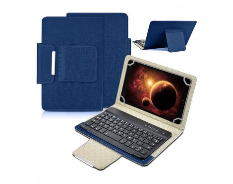 Futrola sa Bluetooth Tastaturom Leather - Tablet 11" Univerzalna plava.