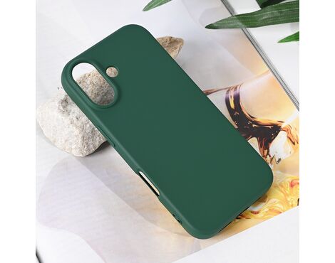 Futrola Teracell Soft Velvet - iPhone 17 tamno zelena.