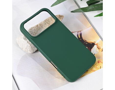 Futrola Teracell Soft Velvet - iPhone 17 Pro Max 6.9 tamno zelena.