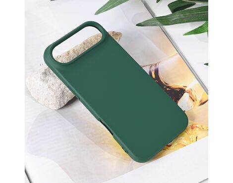 Futrola Teracell Soft Velvet - iPhone 17 Air tamno zelena.