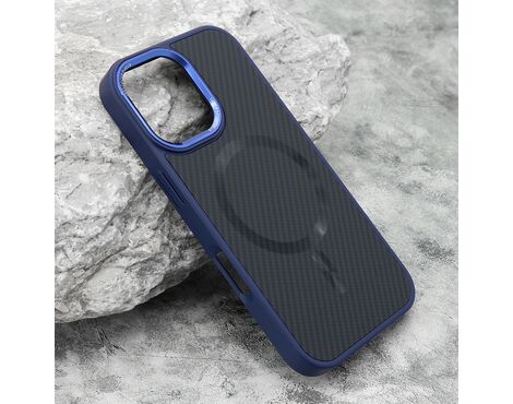 Futrola CARBON MagSafe - iphone 16 (6.1) plava (big camera) (MS).