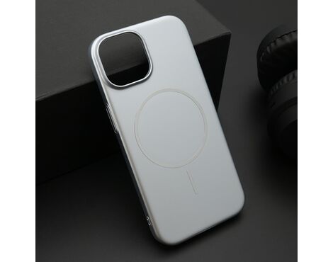 Futrola PURE mat MagSafe - iPhone 15 srebrna (MS).