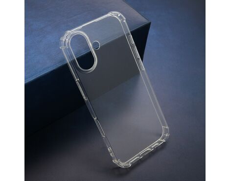 Silikonska futrola CRASHPROOF - iPhone 17 (6.3) providna (MS).