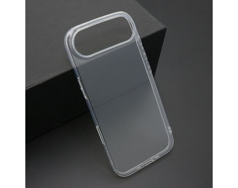 Silikonska futrola ultra tanka (skin) PROTECT - iPhone 17 AIR (6.6) providna (bela) (MS).