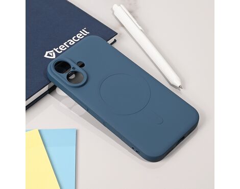 Silikonska futrola Teracell Giulietta Magsafe - iPhone 17 plava.