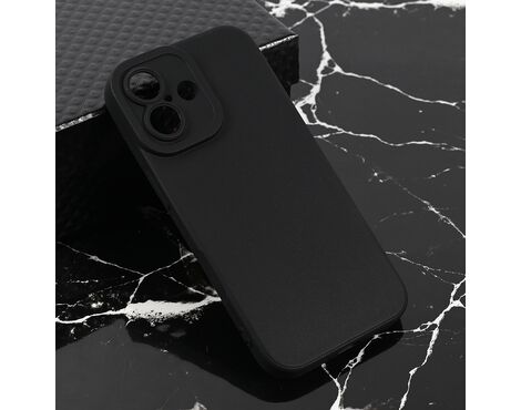 Silikonska futrola Teracell Giulietta - iPhone 17 mat crna.