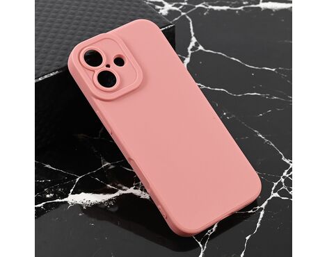 Silikonska futrola Teracell Giulietta - iPhone 17 mat tamno roze.