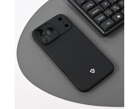 Silikonska futrola Teracell ultra tanka (skin) - iPhone 17 Pro Max 6.9 mat crna.