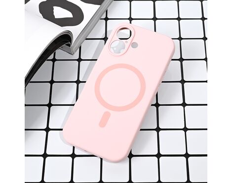 Futrola Magsafe Pure color - iPhone 17 roze.