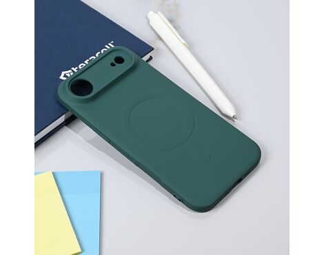 Silikonska futrola Teracell Giulietta Magsafe - iPhone 17 Air tamno zelena.