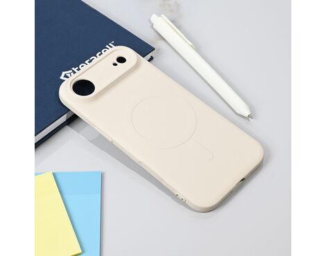 Silikonska futrola Teracell Giulietta Magsafe - iPhone 17 Air bela.