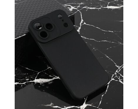 Silikonska futrola Teracell Giulietta - iPhone 17 Pro Max 6.9 mat crna.