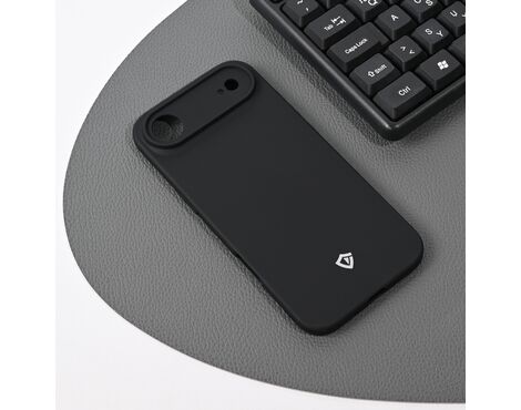 Silikonska futrola Teracell ultra tanka (skin) - iPhone 17 Air mat crna.