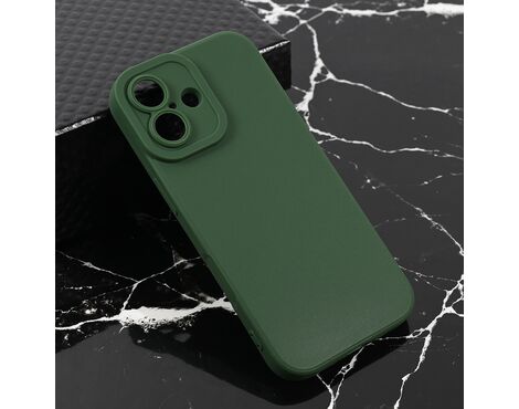 Silikonska futrola Teracell Giulietta - iPhone 17 mat zelena.
