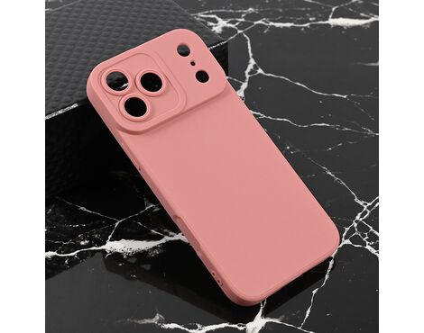 Silikonska futrola Teracell Giulietta - iPhone 17 Pro Max 6.9 mat tamno roze.