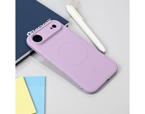 Silikonska futrola Teracell Giulietta Magsafe - iPhone 17 Air ljubicasta.