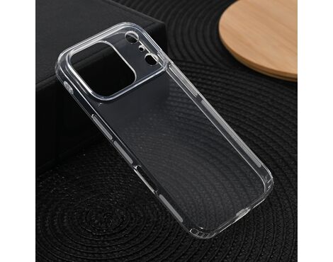 Silikonska futrola Ultra Thin with pluggy - iPhone 17 Pro Transparent.