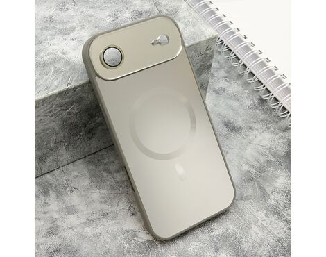 Futrola COLOR METAL Magsafe - iPhone 17 AIR (6.6) siva (MS).