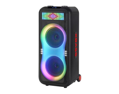 Zvucnik bluetooth NDR-1510 100W 2*10 inca sa dva mikrofona crni (MS).