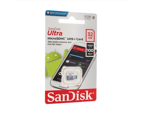 Memorijska Kartica SanDisk SDHC 32GB Ultra Micro 100MB/s Class 10/UHS-I bez adaptera.