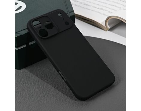 Silikonska futrola Skin - iPhone 17 Pro Max 6.9 mat crna.
