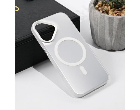 Futrola Magsafe providna - iPhone 17 6.3 srebrna.