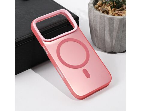 Futrola Magsafe providna - iPhone 17 Pro roze.