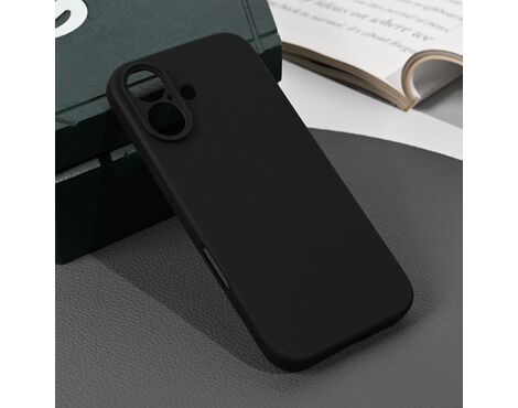 Silikonska futrola Skin - iPhone 17 mat crna.