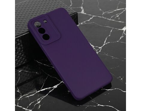 Silikonska futrola Teracell Giulietta - Samsung G990 Galaxy S21 FE mat tamno ljubicasta.
