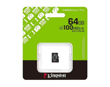 Memorijska kartica Kingston Select Plus Micro SD 64GB Class 10 UHS U1 / V10 150MB/s (MS).