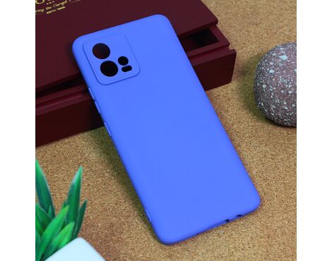 Silikonska futrola Teracell Giulietta - Motorola Moto G72 mat ljubicasta.