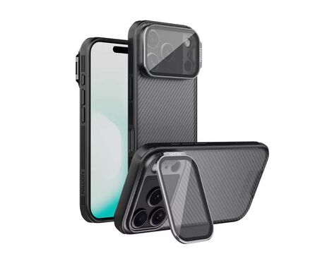 Futrola Nillkin CamShield Prop - iPhone 17 Pro crna (transparent kamera).