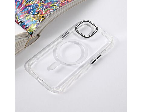 Futrola Magsafe Color Pop - iPhone 15 6.1 bela.