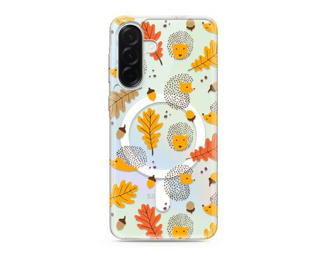 Futrola silikonska print MagSafe - Samsung A366 Galaxy A36 5G leaves (MS).